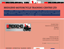 Tablet Screenshot of bmtcbridgend.com